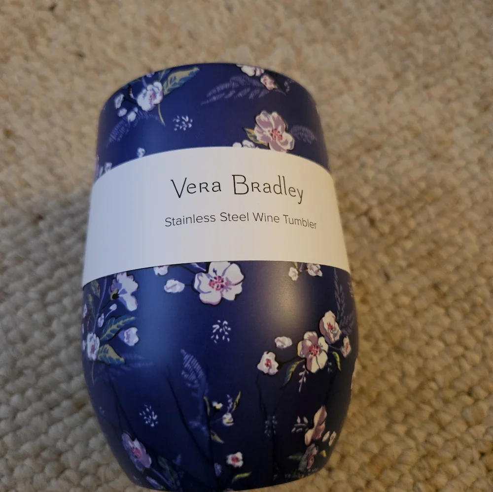 Vera Bradley Stainless Steel Wine Tumbler NWT - Picture 4 of 9